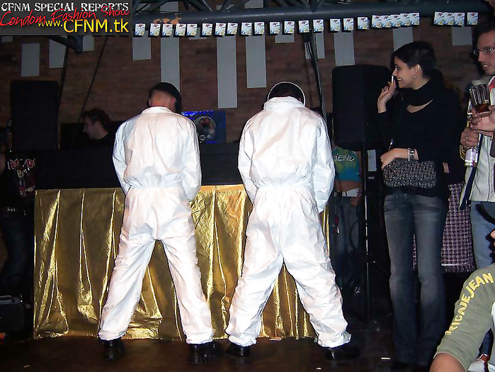 Condom Fashion Show in Czeck Night Club