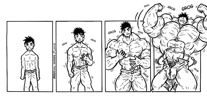 muscle growth comic