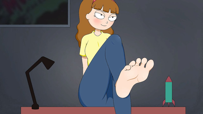 Cartoon foot fetish