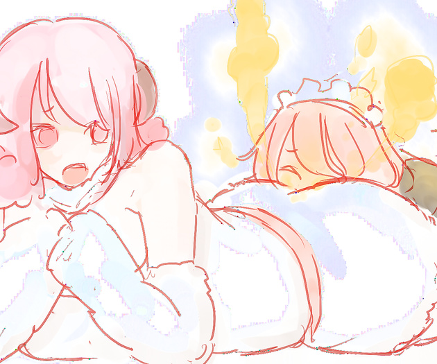 Yuri/lesbian farting torture - Aries and Lucy Heartfilia from Fairy Tail by 13o