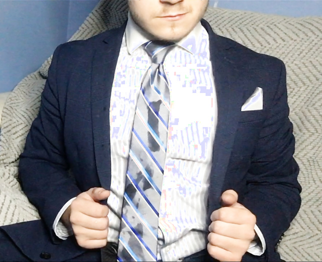 Piggysleaze Cum on Suits, Ties, and Shirts