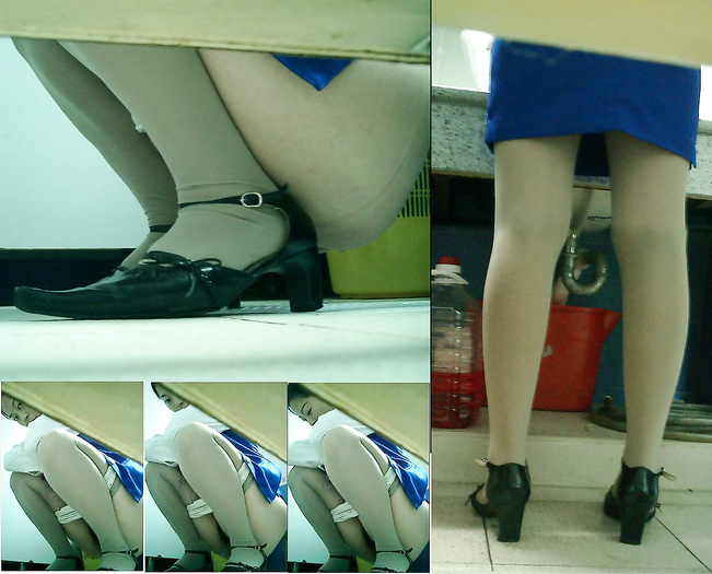 Chinese office woman toilet voyeur 1