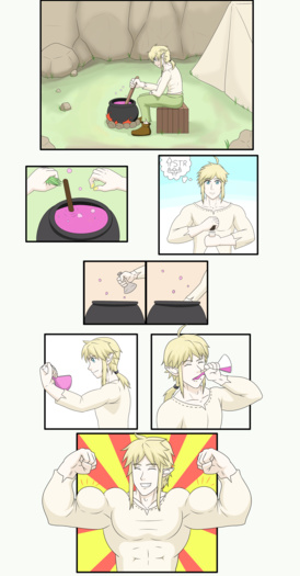 Link's growth potion
