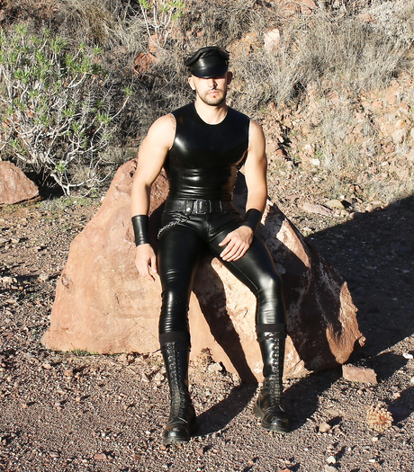More leather men