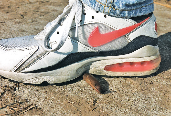 Nike Air Max 93 with snail, photographed in 1994!