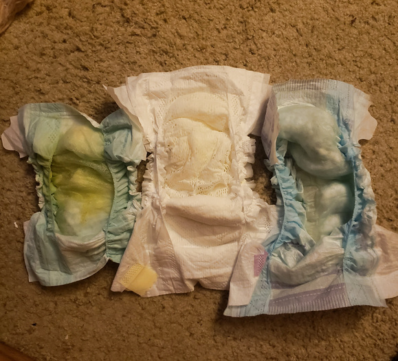 My recent diaper finds opened. ;) Had lots of fun with these.