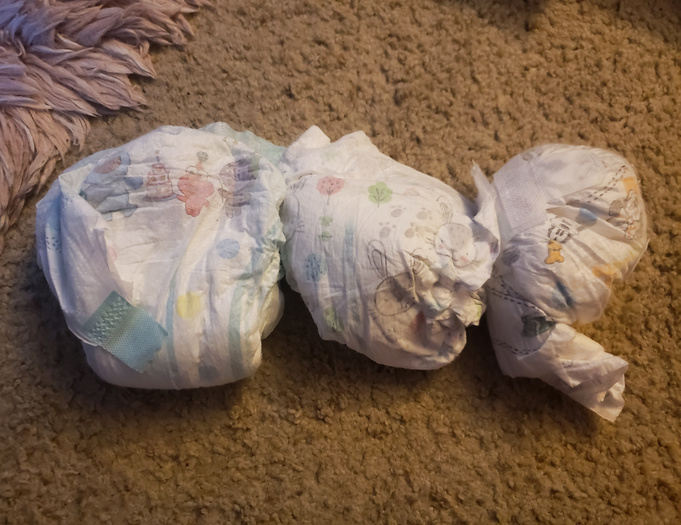 Newest wet diaper finds with Pampers, Kirkland and Huggies.