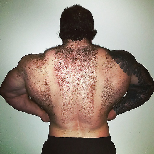 back muscle men