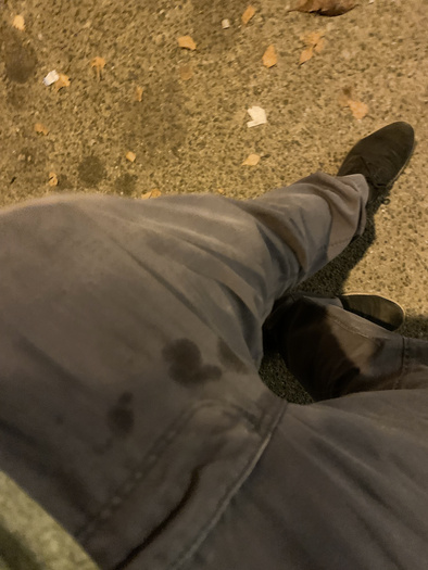 pissing in pants in public
