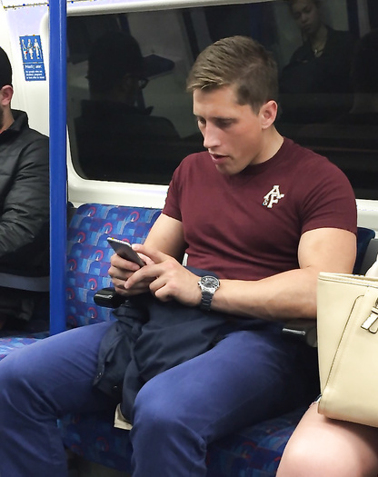 Sexy dudes on the tube