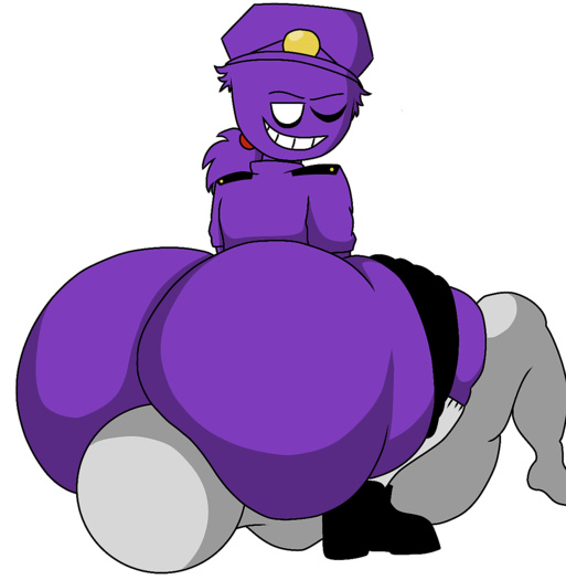 Purple butt