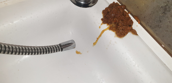 my shit after shower enema