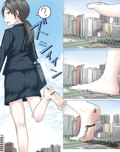Anime Cartoon Giantess