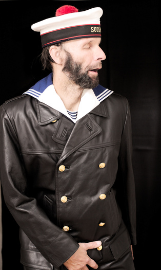 sailor in leatheruniform