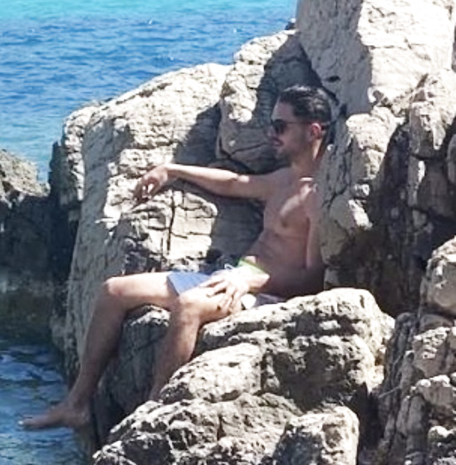Italian man with sexy hot body
