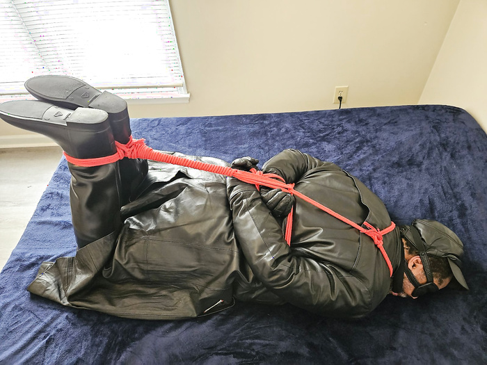 Leather Bear Bound and Gagged