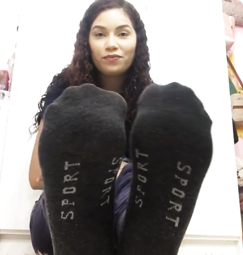 Spanish teen slut; kinky socks