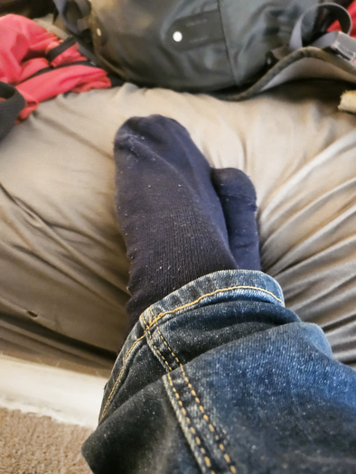 Argyle Socks and jeans