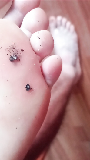 Lucky Bugs under My soles