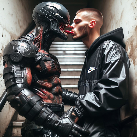 Scally boys and monster kissing