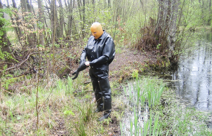 full rubber and waders
