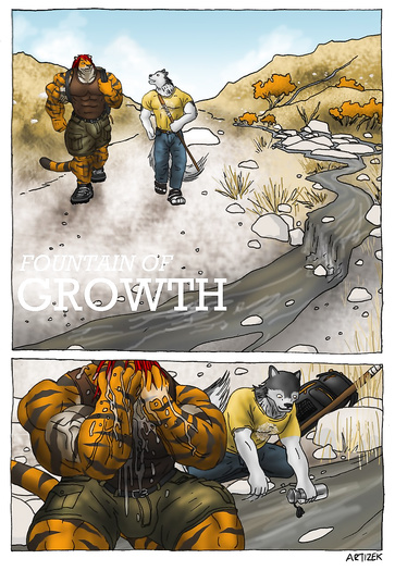 Fountin of growth muscle growth cock comic