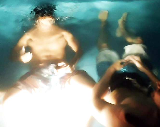 Guys underwater
