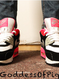Sneakers: Black, White & Pink Nike Air Max 90s