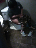 Bbw on toilet