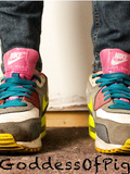 Sneakers: Grey, White, Pink & Yellow Nike Air Max 90s