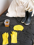 piss rubberboots n piss rubber gloves