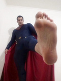 Brazilian Superman big feet size 14, 6’6ft tall.