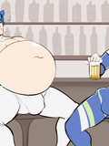 Fats boys at a bar