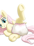 Fluttershy in diapers