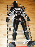 Restrained in rubber