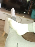 sock white