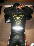 Black and  yellow Dainese LUCE