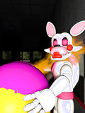 toy chica pooping on mangle
