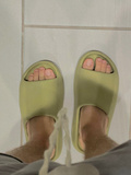 Feet after a shower