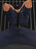 Policeman bondage
