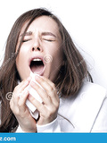 Sneezing Women