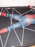 Spiderman, restraining and enjoying