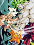 Broly vs Goku + Gutpunch