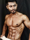 Hot Muscle Hunk Model from Kolkata