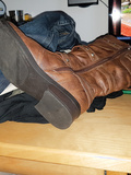 Brown boots from girlfriend