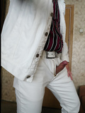 Full white denim outfit