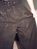 Cum Stained wide leg pants