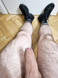 straight hairy legs