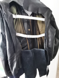 Jacket ripped leather