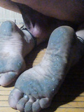 My filthy barefeet
